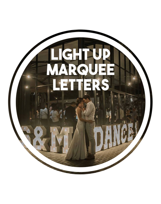 light up marquee letter rental