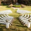 Full circle wedding ceremony seating layout Saskatoon