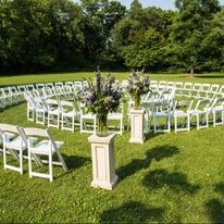 spiral seating wedding ceremony layout Saskatoon