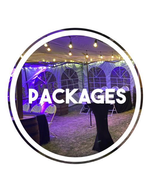 wedding tent packages discount rental
